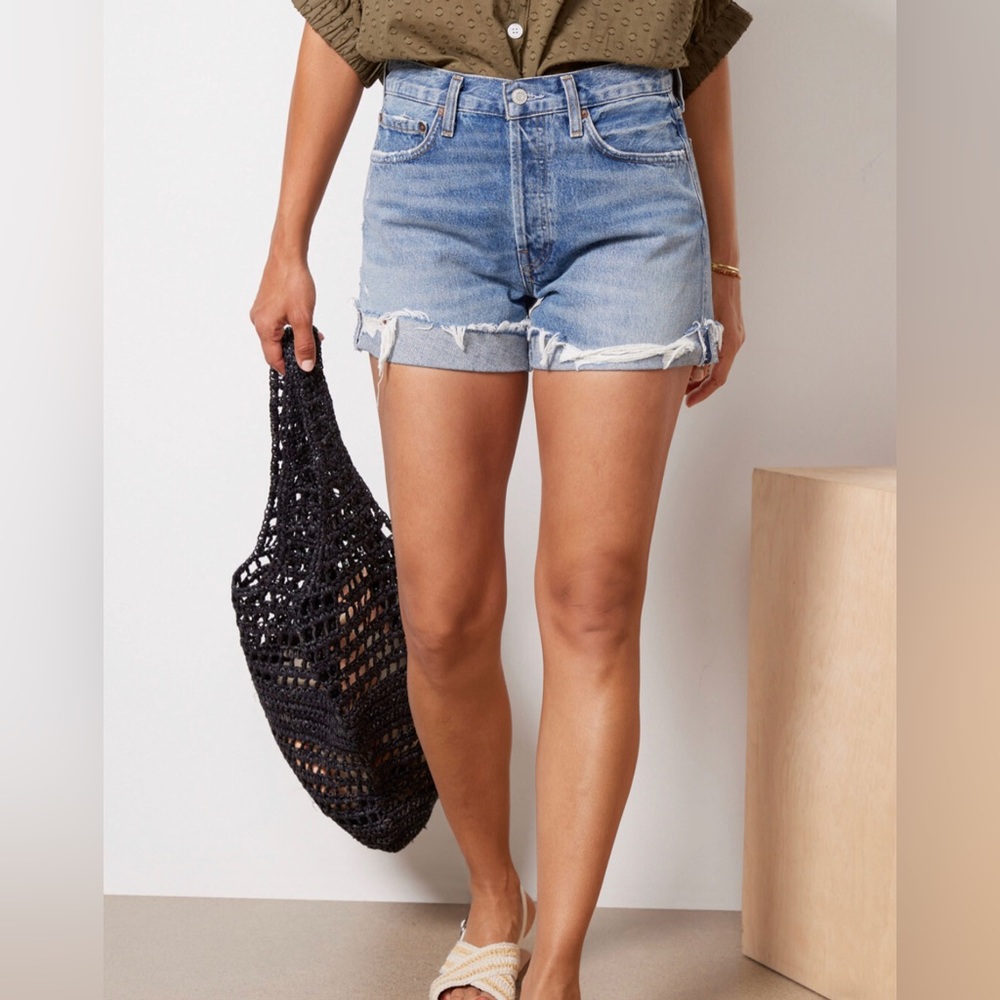 NWT AGOLDE Parker Long Short With Cuff